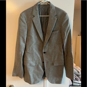 Grey, club monico wool blazer